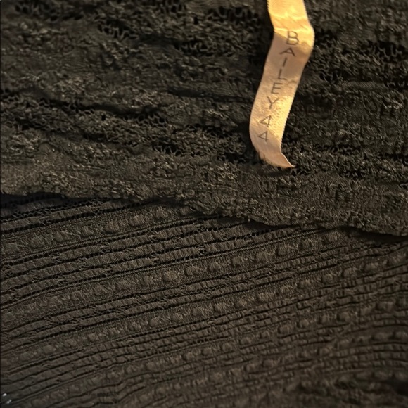 Little black Dress Anthropologie Bailey 44 Ines Column Lace Dress small - Picture 3 of 9